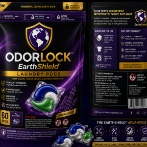 EarthShield™ Eco-Friendly 4-in-1 Laundry Detergent Pods | 15g Concentrated Deep Clean
